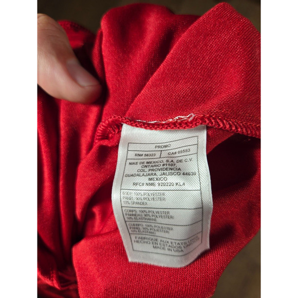 Nike Dri-Fit Team USA Soccer Track Shirt Men’s XL Red Long Sleeve Rare Vintage - Picture 8 of 8